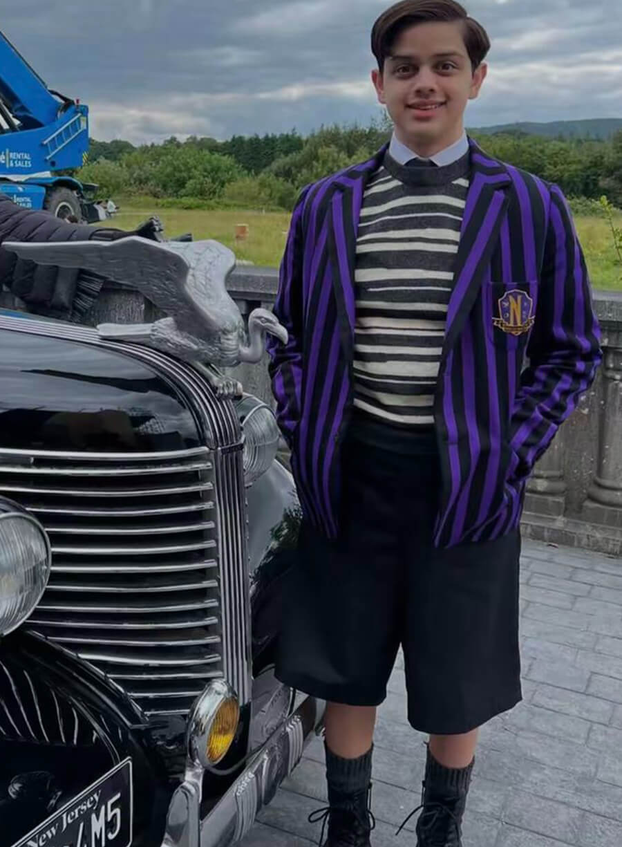 Wednesday 2025 Pugsley Addams Suiting Blazer