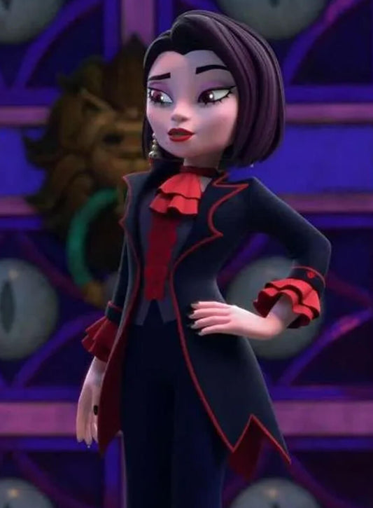 Wei Fang Monster High Black and Red Coat