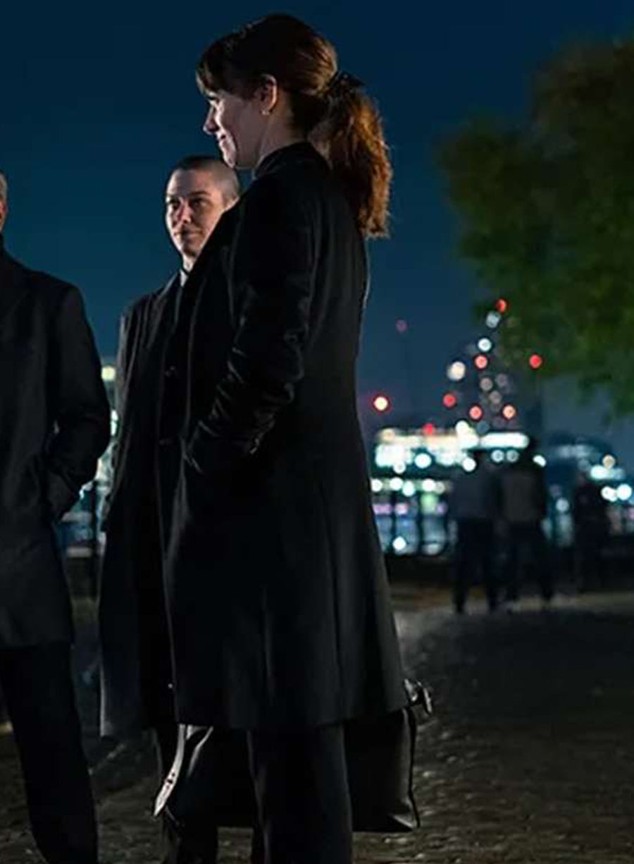 Wendy Rhoades Billions S07 Black Trench Coat