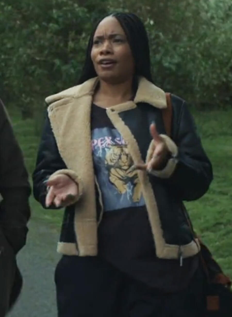 Weruche Opia The Jetty S01 Leather Shearling Jacket