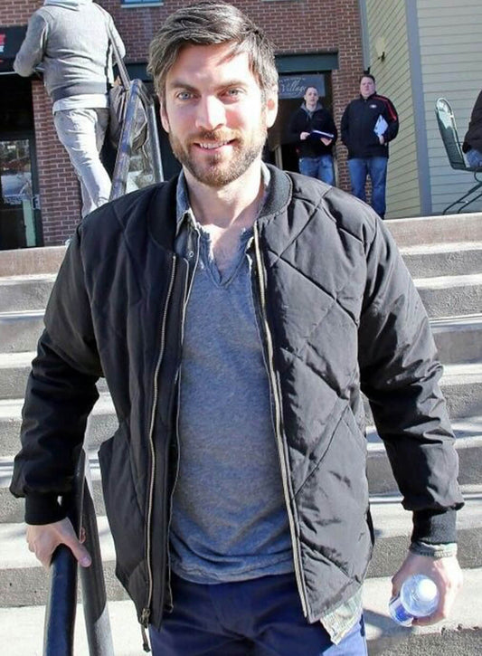 Wes Bentley Black Puffer Jacket