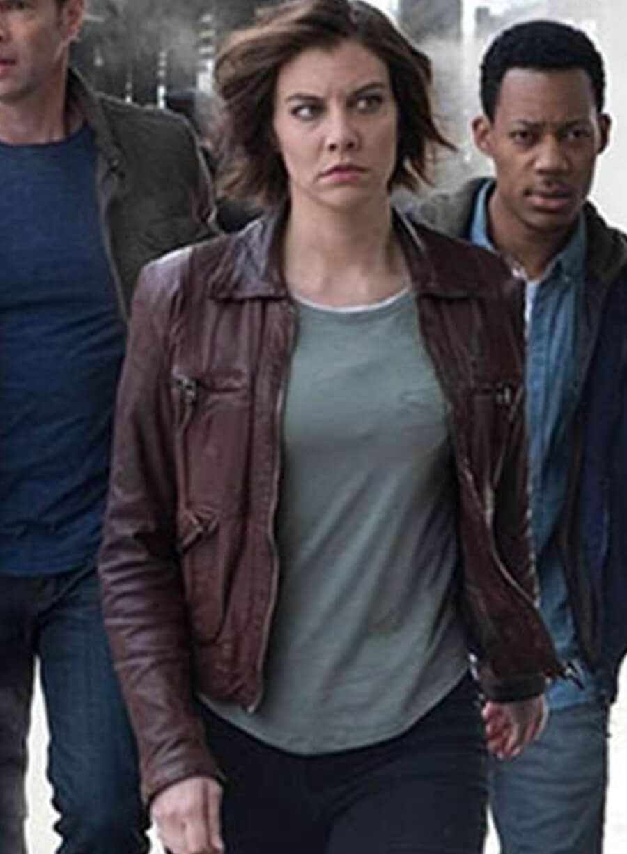 Whiskey Cavalier Lauren Cohan Leather Jacket   