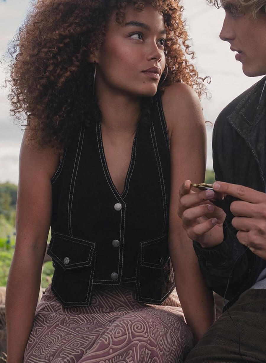 Whitney Peak Sunrise on the Reaping Black Vest