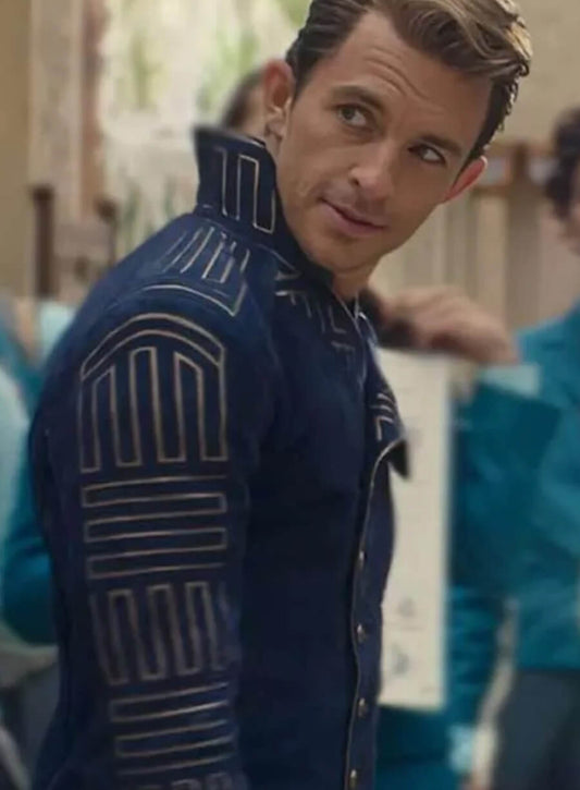 Wicked 2024 Jonathan Bailey Blue Jacket