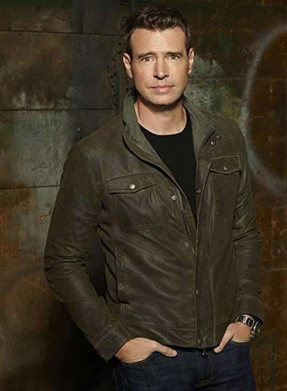 Will Chase Whiskey Cavalier Brown Leather Jacket