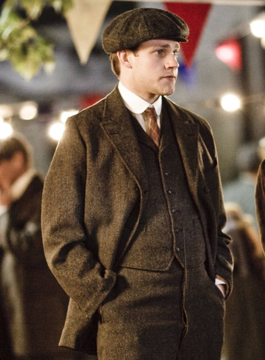 William Mason Downton Abbey Brown Wool Blazer