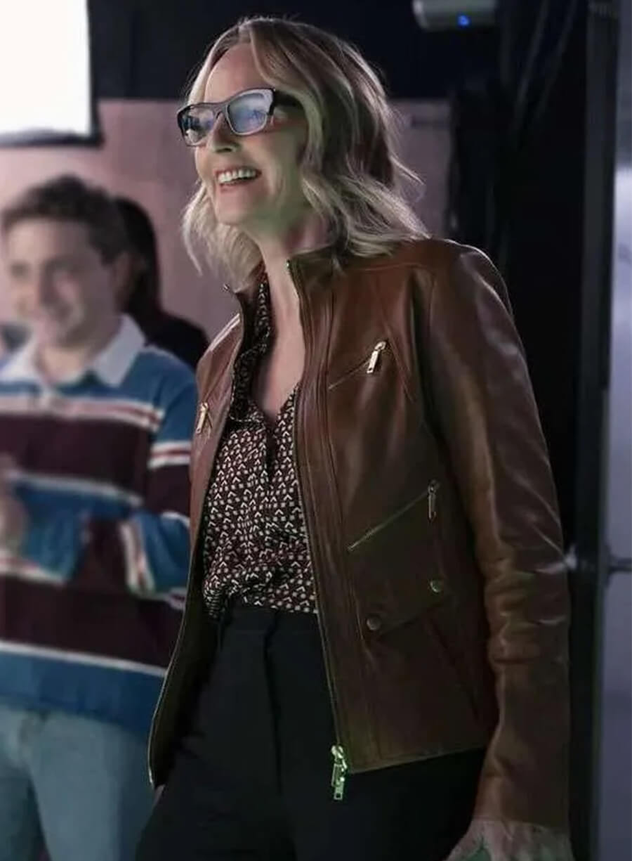 Winnie Landell Hacks S04 Brown Leather Jacket