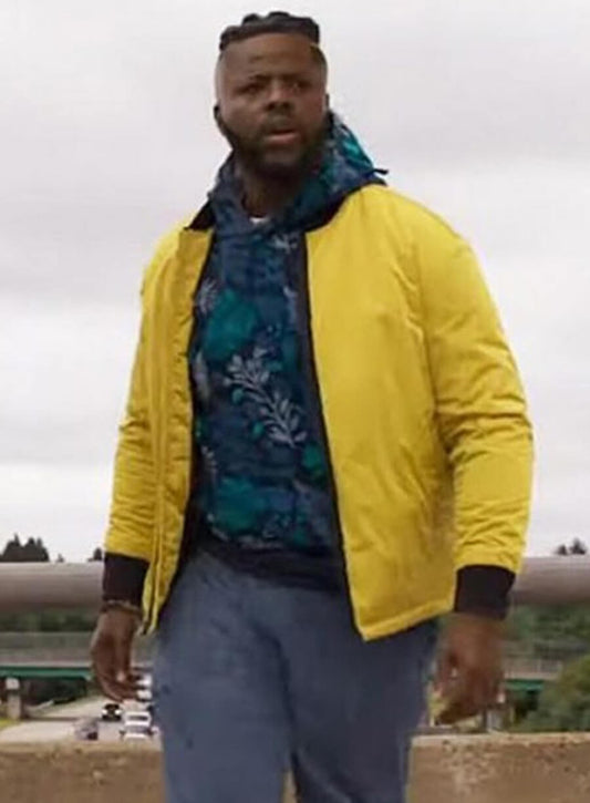 Winston Duke Spenser Confidential Yellow Bomber Jacket