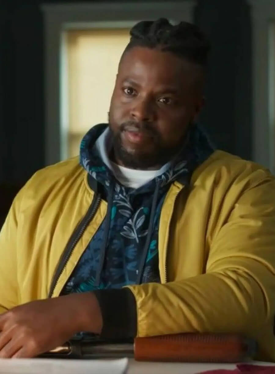 Winston Duke Spenser Confidential Yellow Bomber Jacket