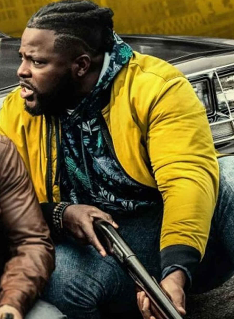 Winston Duke Spenser Confidential Yellow Bomber Jacket