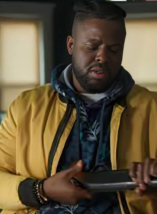 Winston Duke Spenser Confidential Yellow Bomber Jacket