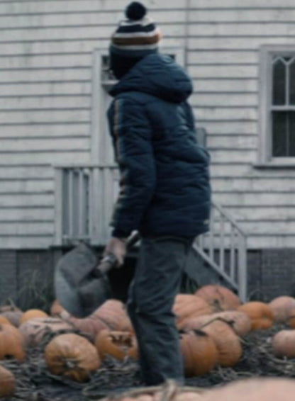 Woody Norman Cobweb Blue Puffer Jacket