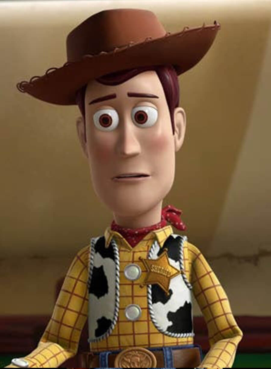 Woody Toy Story Black & White Vest