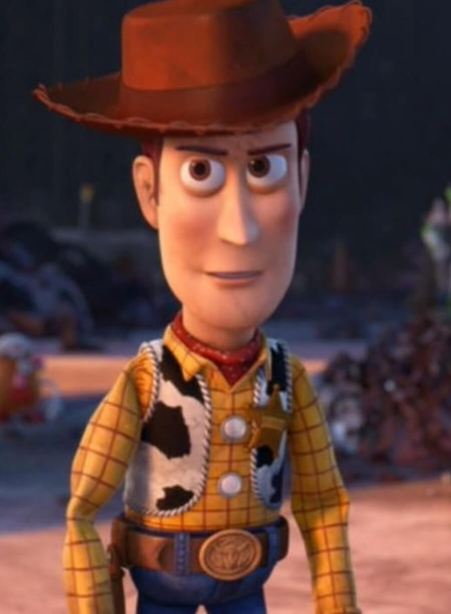 Woody Toy Story Black & White Vest