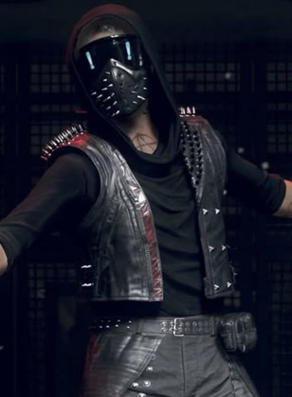 Wrench Watch Dogs: Legion Black Leather Vest