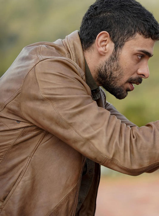 Yaman Yabani Tv Series Brown Leather Jacket