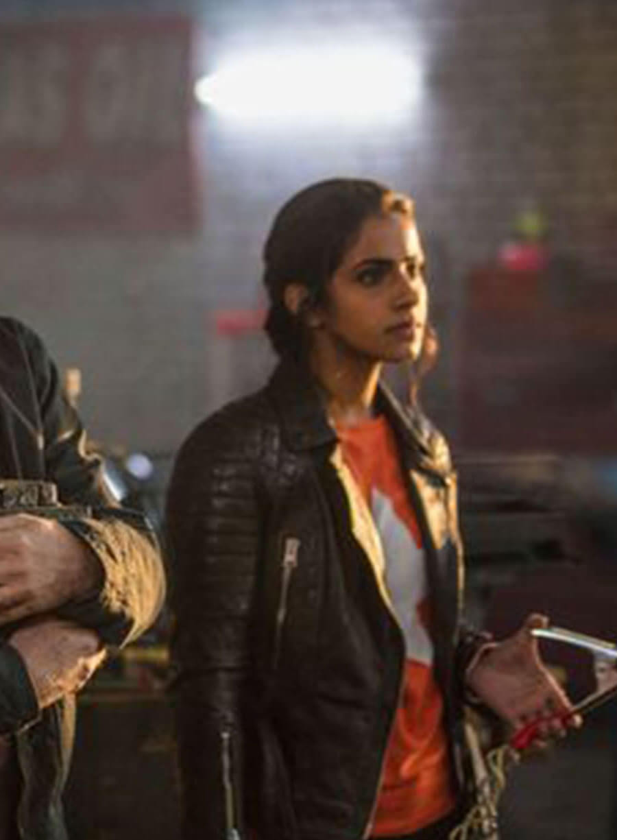 Yaz Khan Doctor Who Biker Jacket