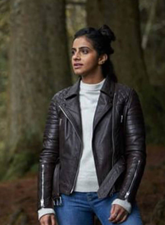 Yaz Khan Doctor Who Biker Jacket