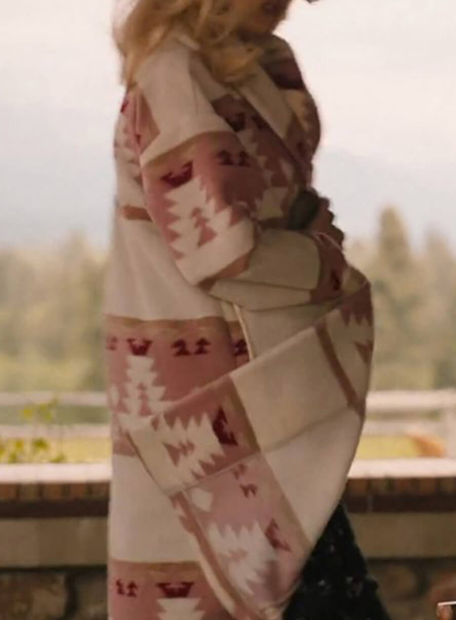 Beth Dutton Pink Coat