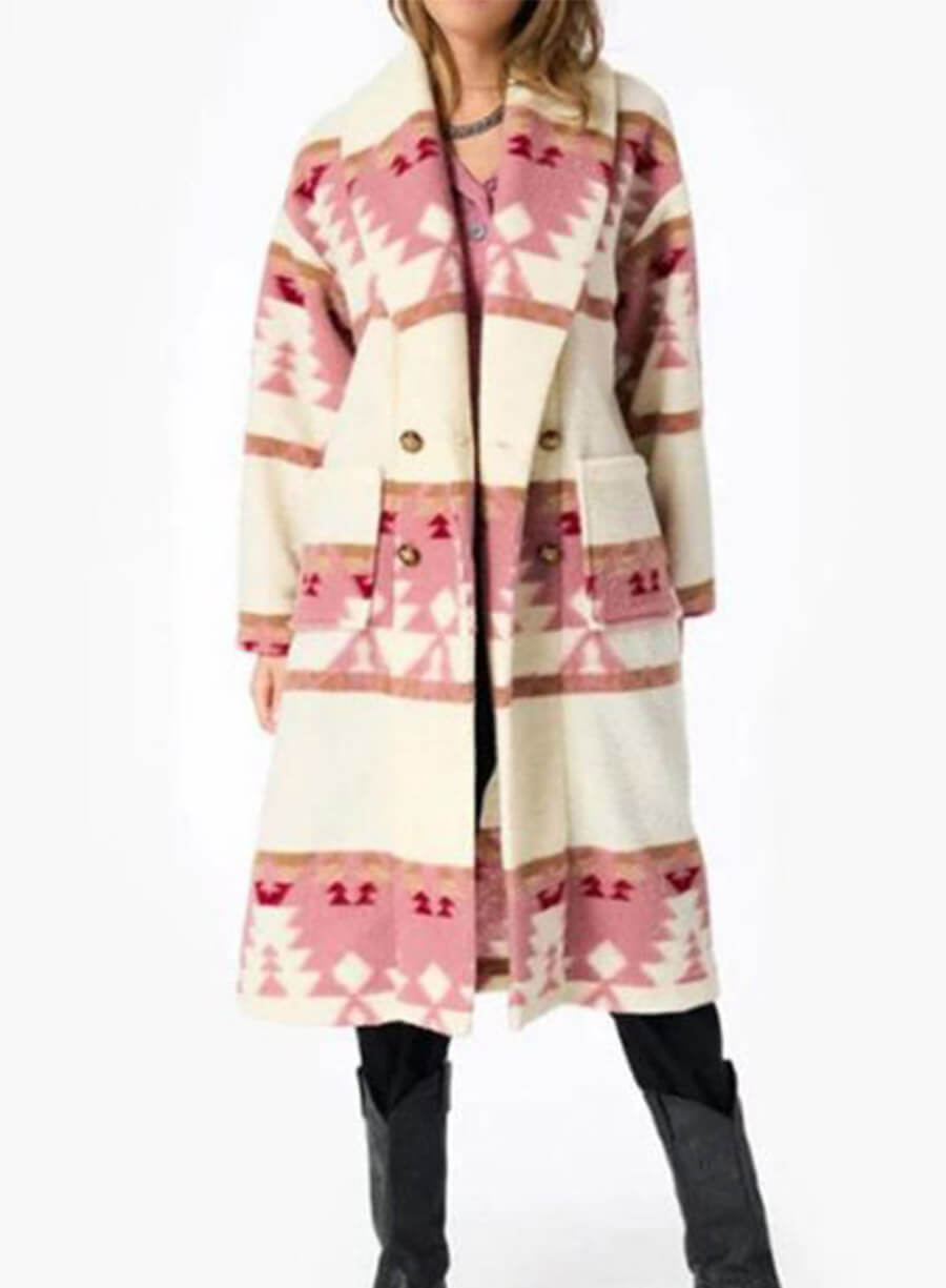 Beth Dutton Pink Coat