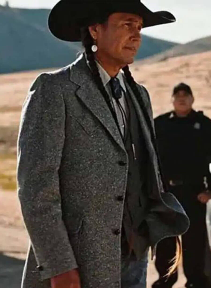 Yellowstone Mo Brings Grey Blazer