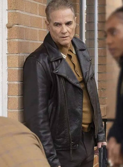 Yul Vazquez Will Trent S03 Black Leather Jacket 