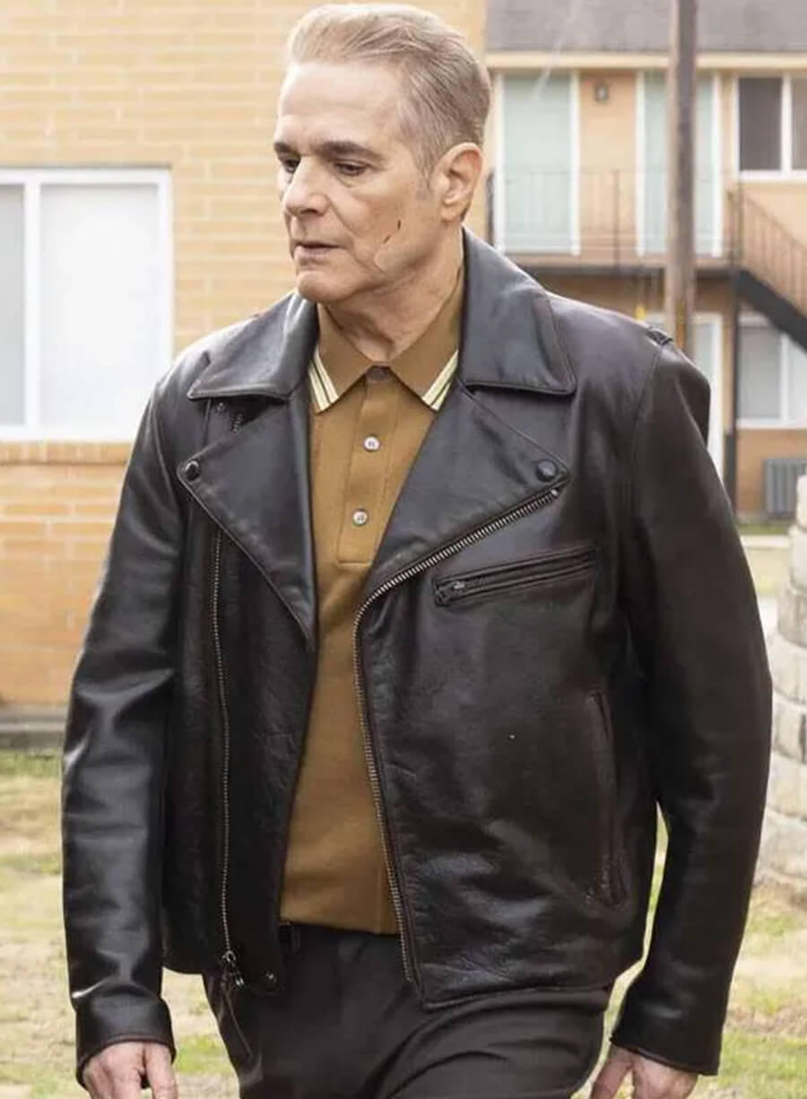 Yul Vazquez Will Trent S03 Black Leather Jacket 