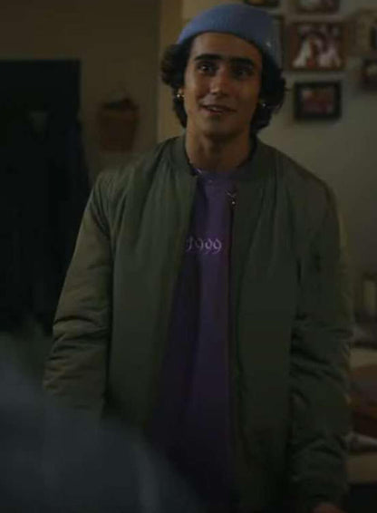 Zac Torres Motorhead 2025 Green Bomber Jacket