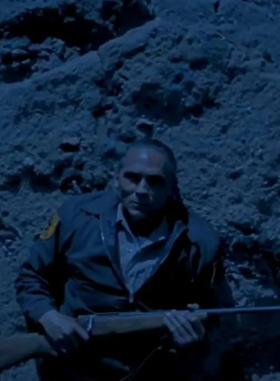 Zahn McClarnon Dark Winds Brown Cotton Jacket