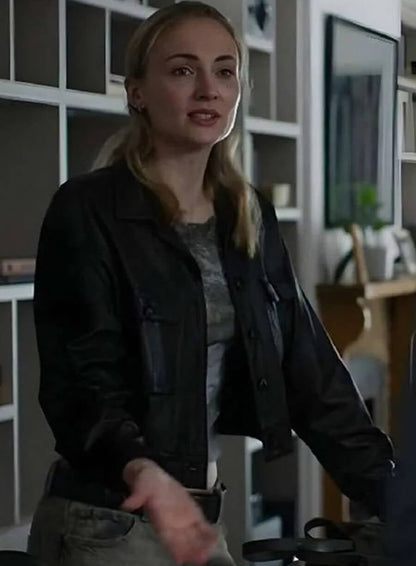 Zara Dunne Steal Black Leather Jacket