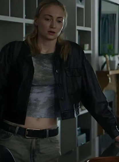 Zara Dunne Steal Black Leather Jacket