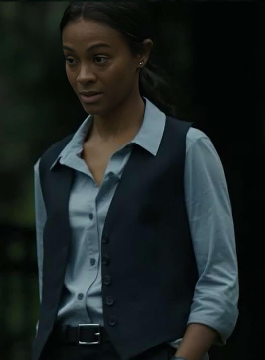 Zoe Saldana Special Ops Lioness Black Vest