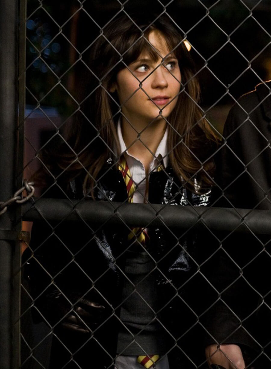 Zooey Deschanel Allison Yes Man Leather Jacket